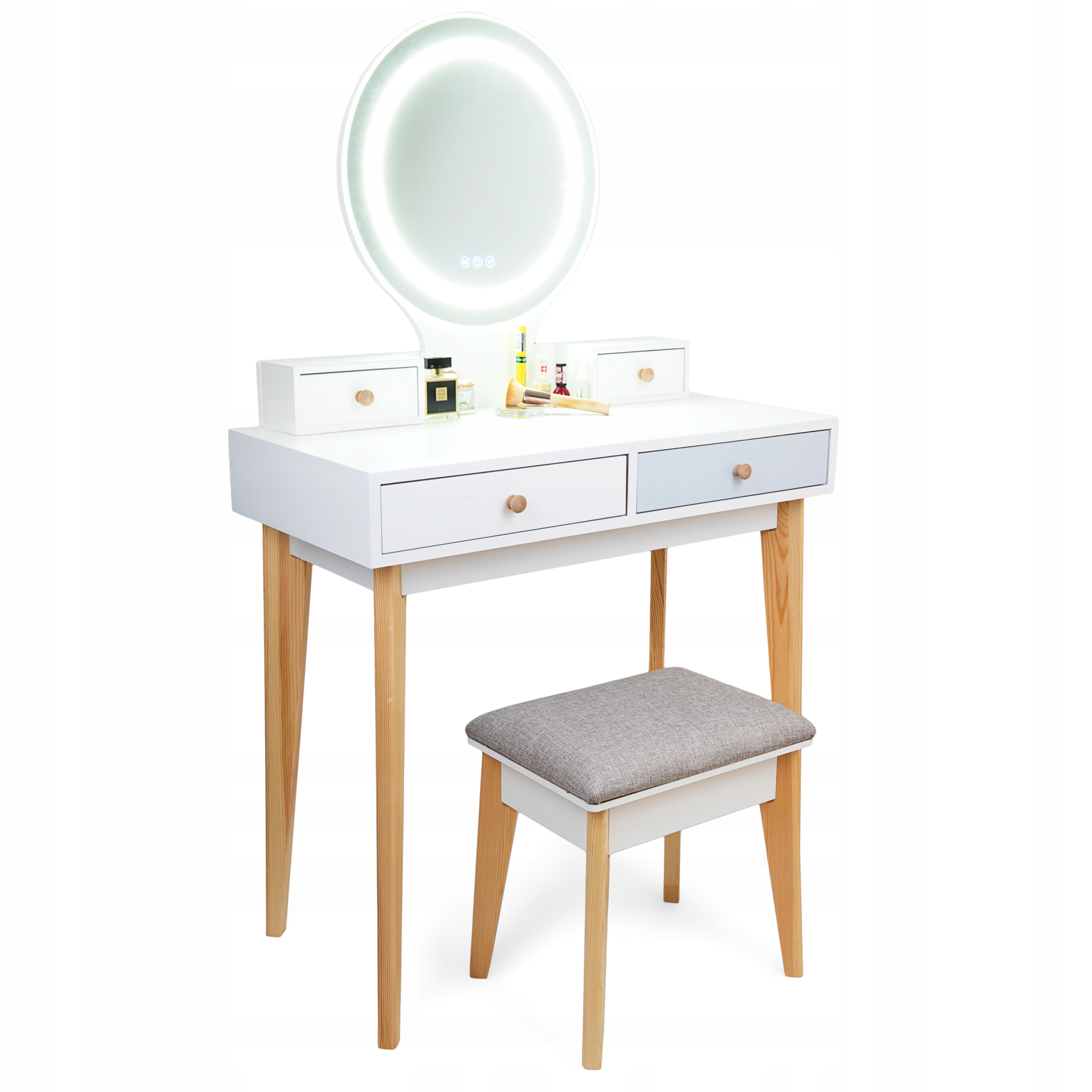 

Lustro Toaletka Z Lustrem Oświetlenie Led