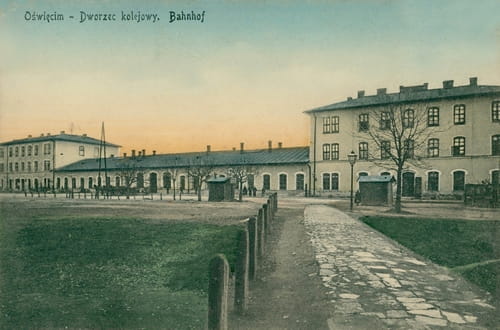 

Oświęcim Dworzec kolejowy Reprodukcja 2258