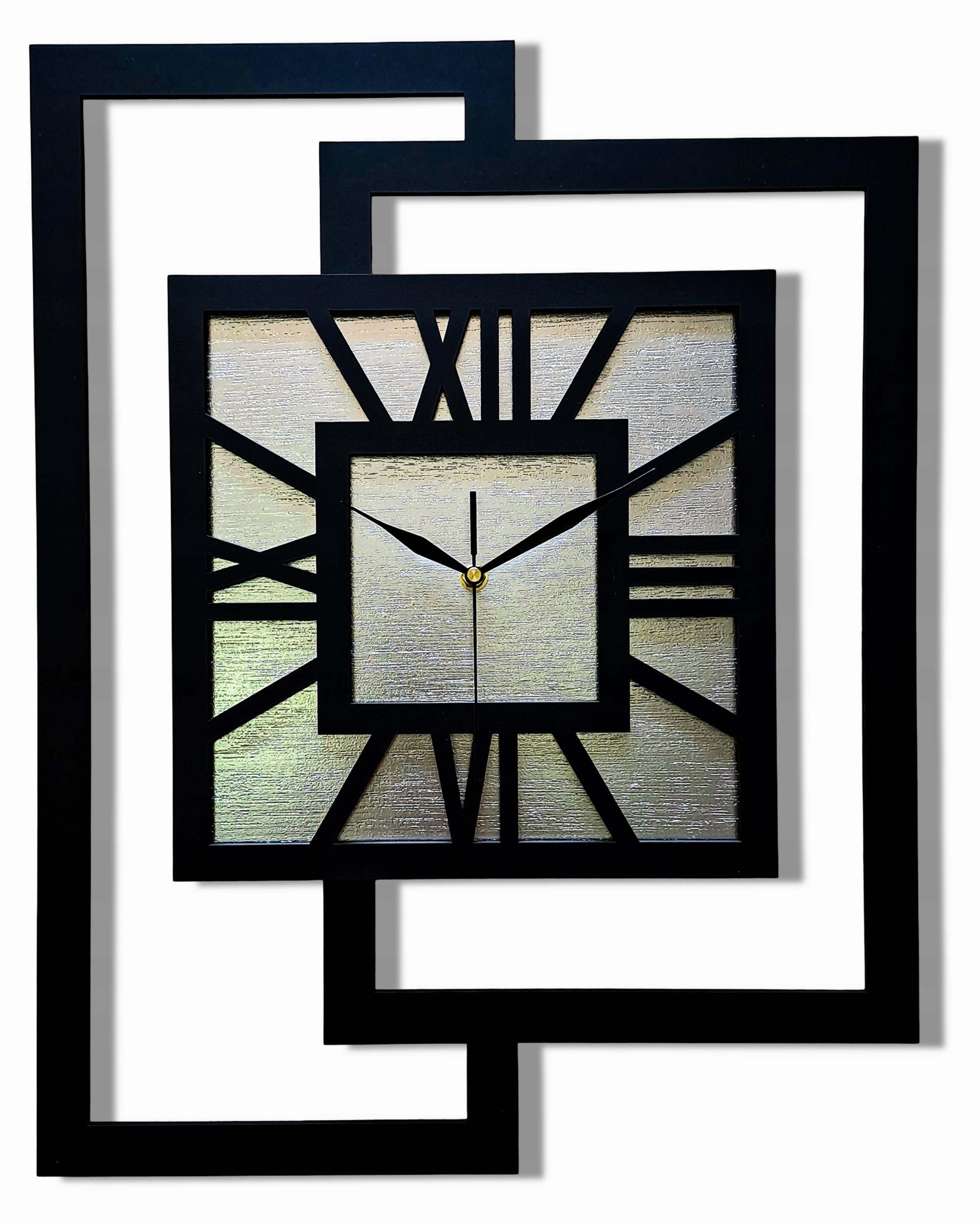 Velký, Moderní Nástěnný Hodinový Stroj Do Obývacího Pokoje, Loft, Římský, Stříbrný, Tichý