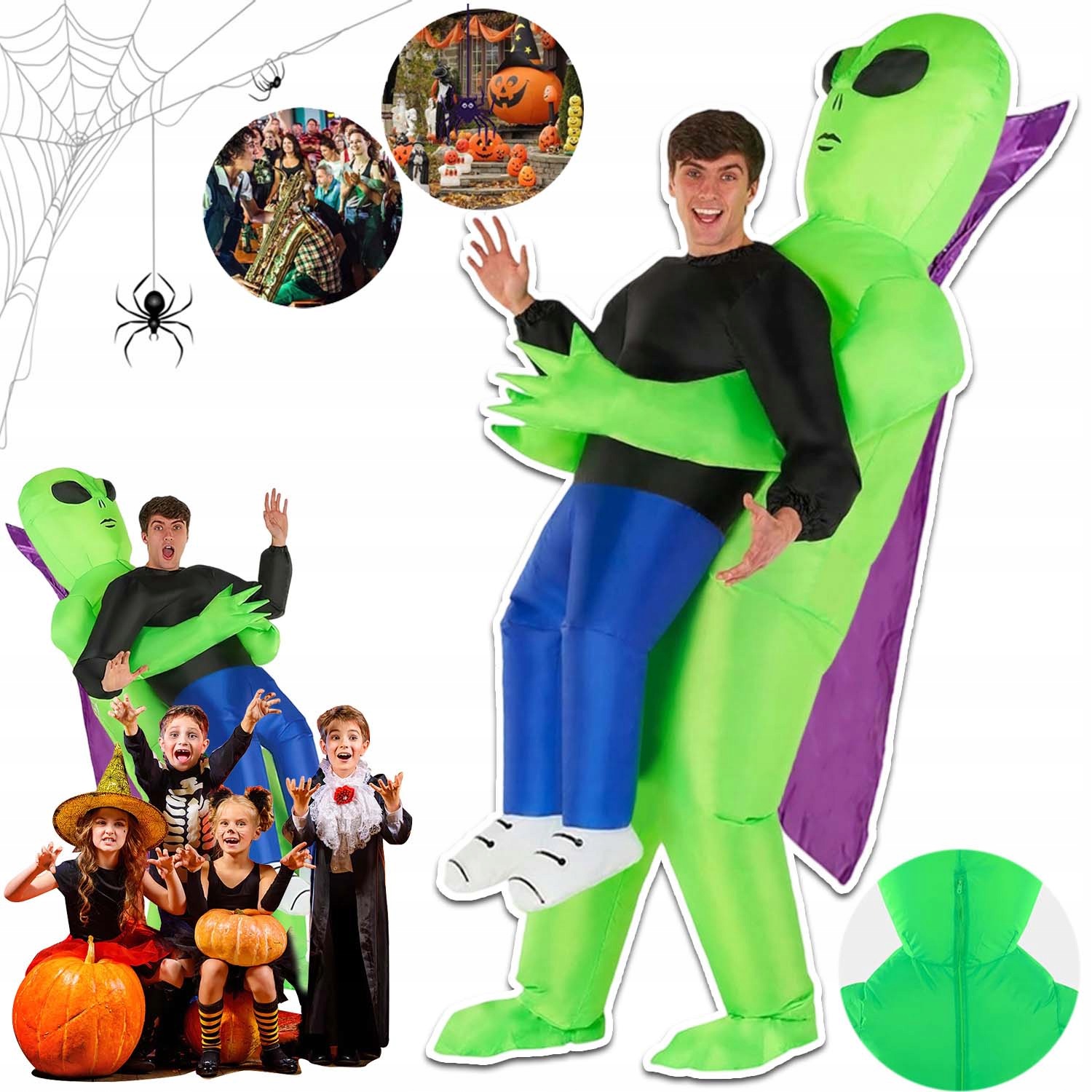 Vtipný Nafukovací Kostým Ufoludka, Převlek Na Halloween A Zábavu