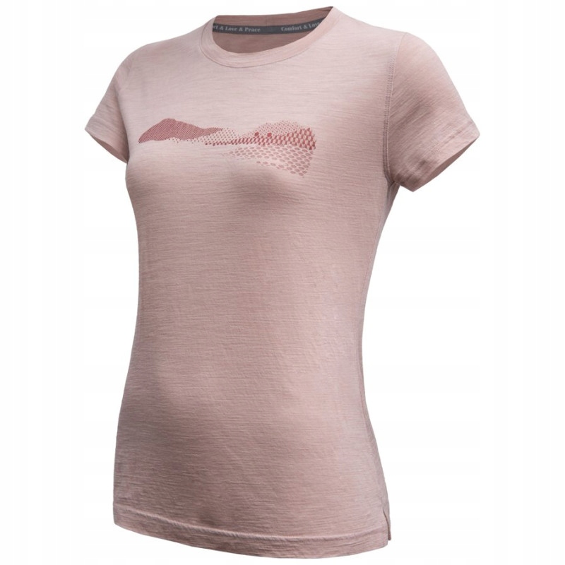 Sensor Triko Merino Air Pt Hills dámské krátký dusty pink M