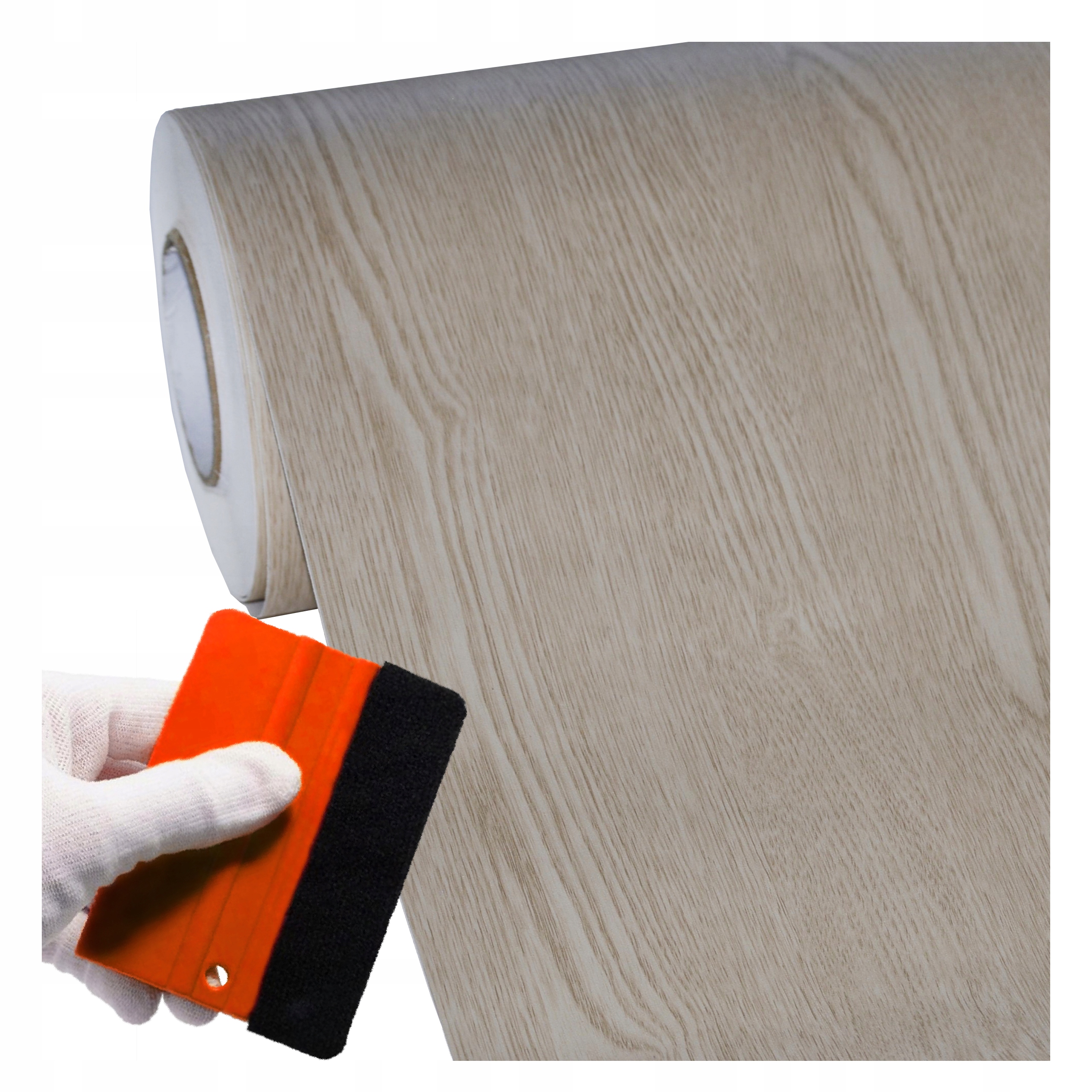 Nábytková dýha Samolepicí 122x400 cm Dveře Pracovní deska Silná struktura Dřevo