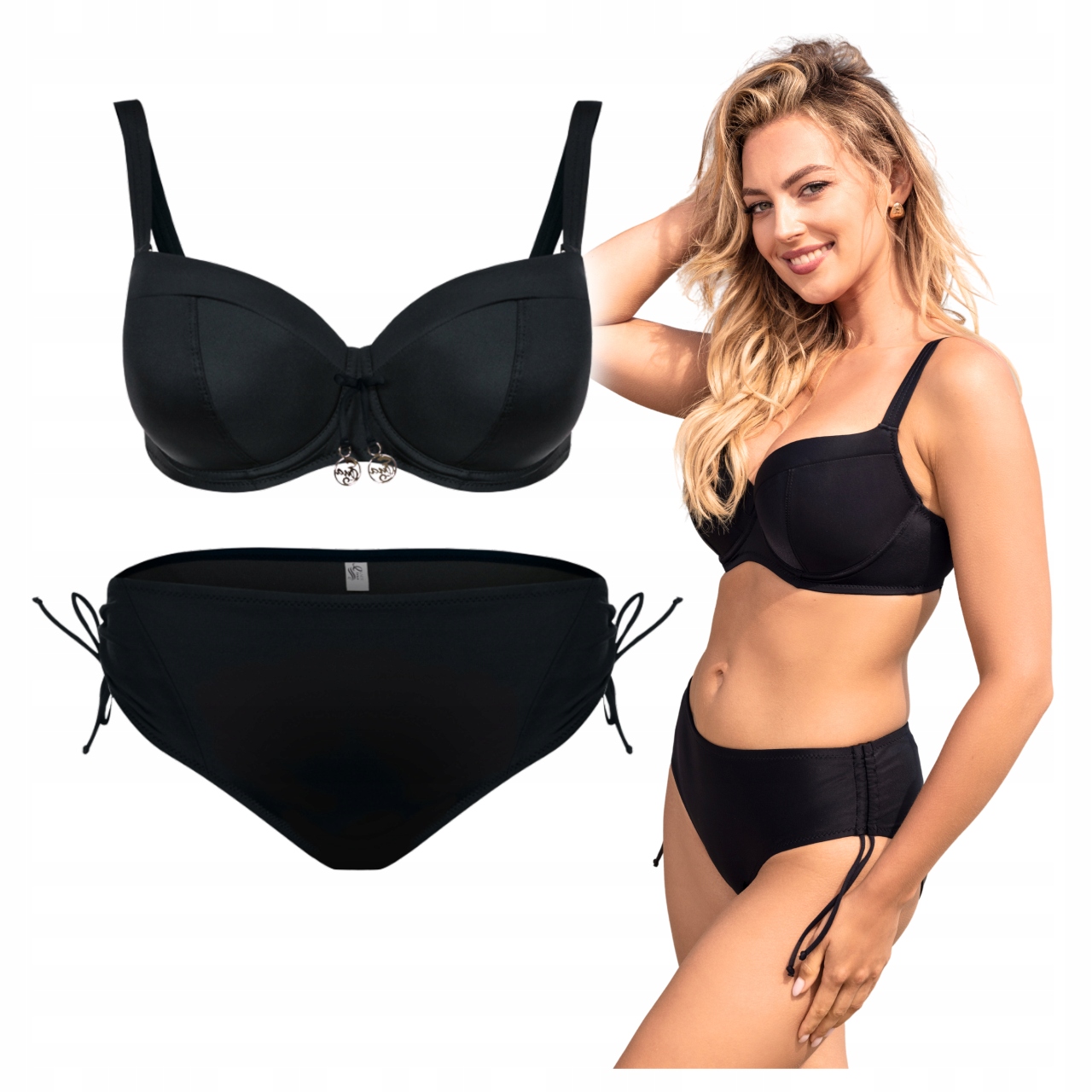 Dvoudílné plavky Bikini Plus Size 90E 46 3XL Dámský kostým