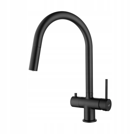 Stojanková kuchynská batéria Blue Water Cyrus čierna matná