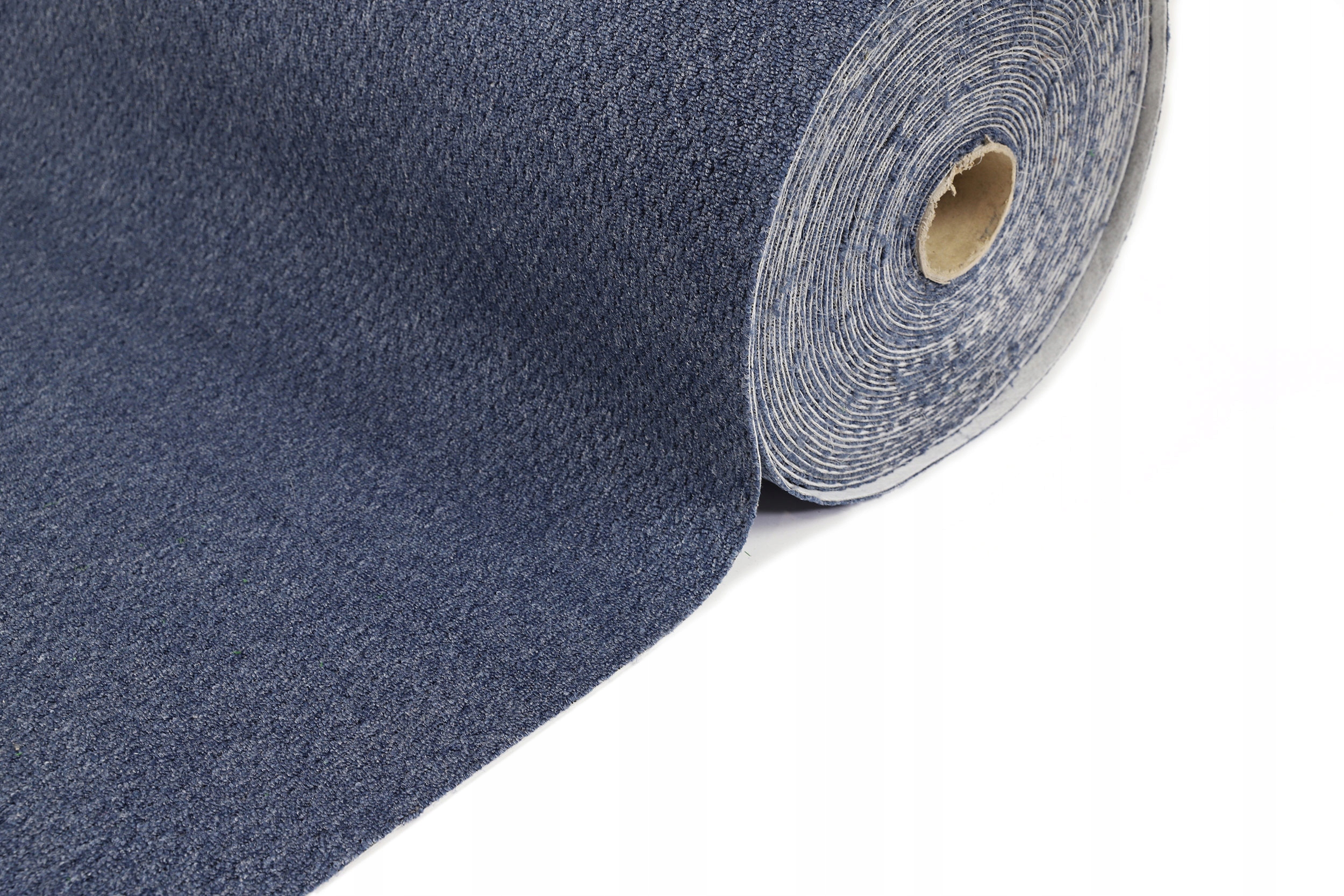 Wykładzina Dywanowa Flat Granatowa Na Wymiar 2m Grubość 5 mm