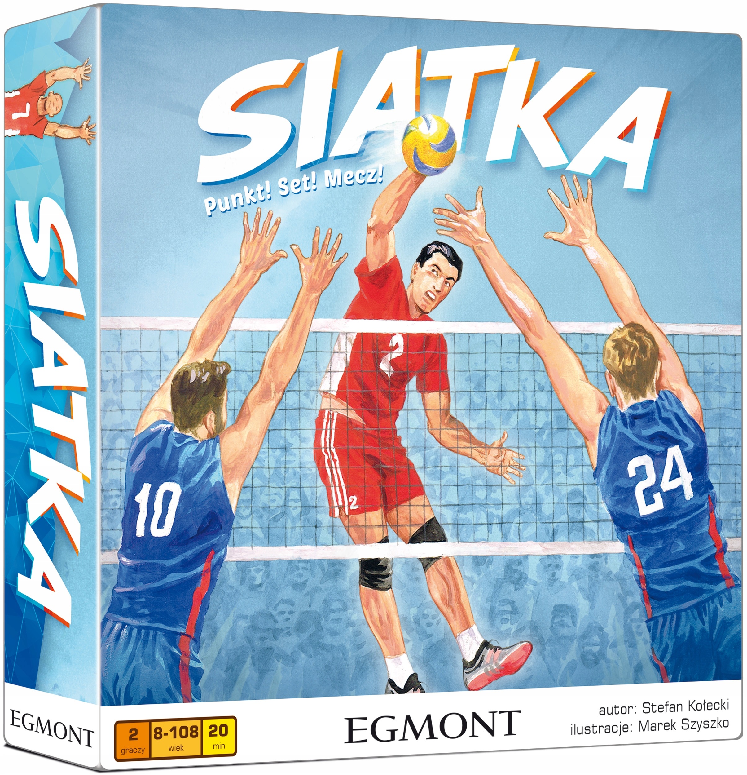 Siatka gra planszowa o siatkówce dla 2 osób 8+