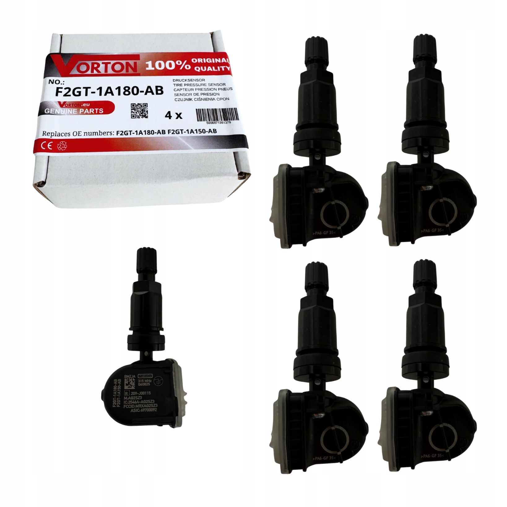 Senzory Tlaku Pneumatík Tpms Ford Usa Edge Mustang VI Mach-E EcoSport