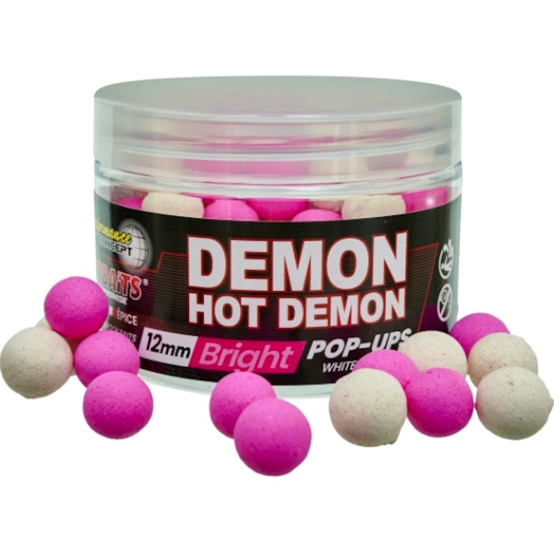 Kulki Haczykowe Starbaits Performance Concept Hot Demon Bright Pop Up 12mm