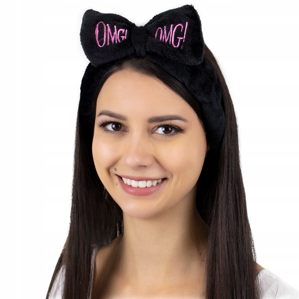 OPASKA do włosów KOSMETYCZNA do makijażu CZARNA Marka Miss Glow