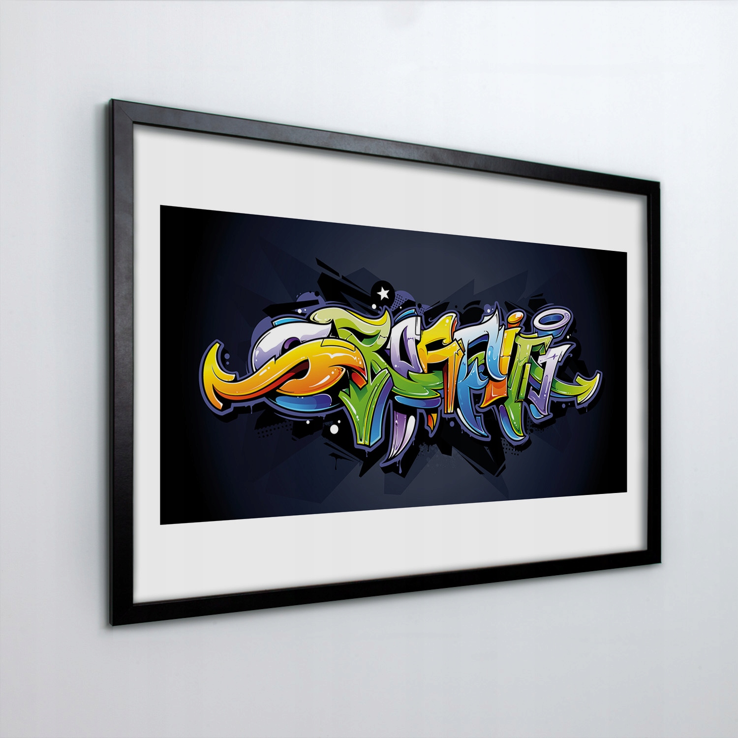 Moderní fotoobraz v rámu Nápis graffiti 60x40