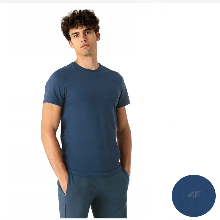 

Koszulka Męska 4F Sportowa T-shirt Bawełna M