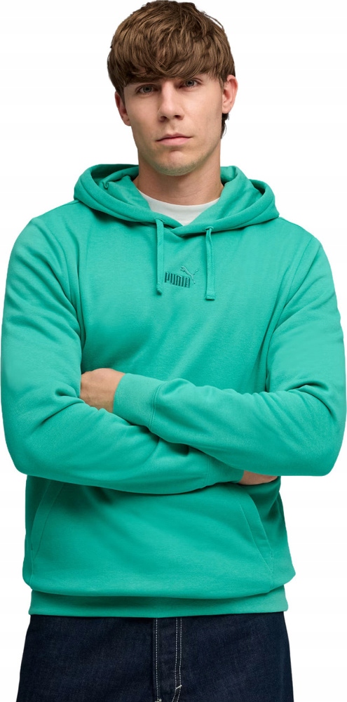 Pánská Mikina Puma Ess NO.1 Logo Centered Hoodie Zelená 692914 40 r M