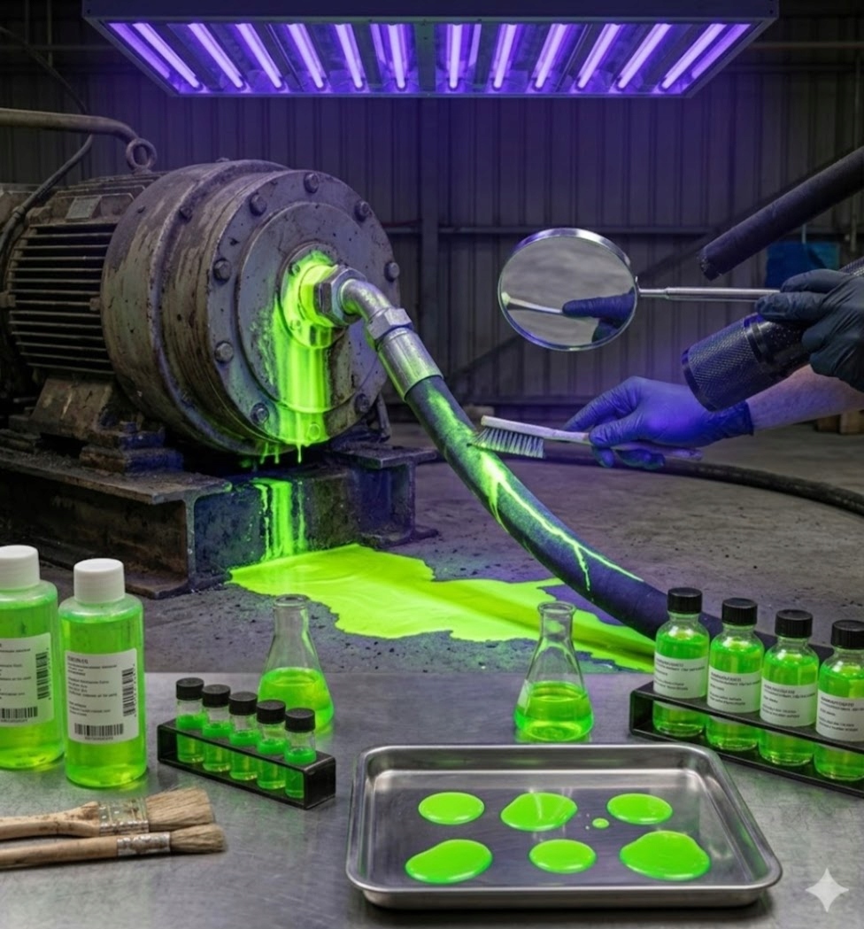 V Uv značkovači je vidět zářivá voda, barvivo, prášek, pigment 1 Kg