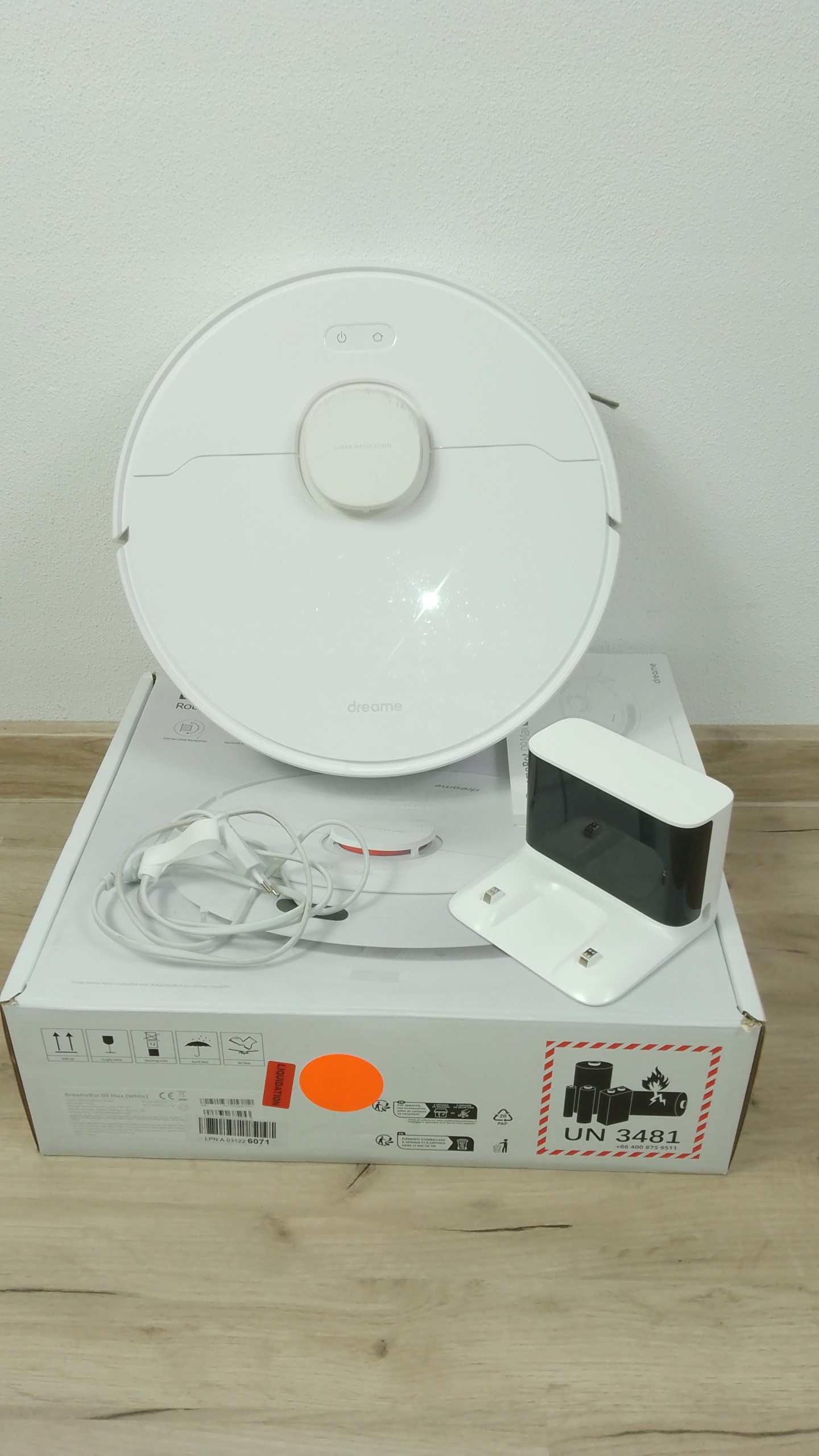 Robot sprzątający Dreame Bot D9 MAX biały EAN (GTIN) 6973734685253