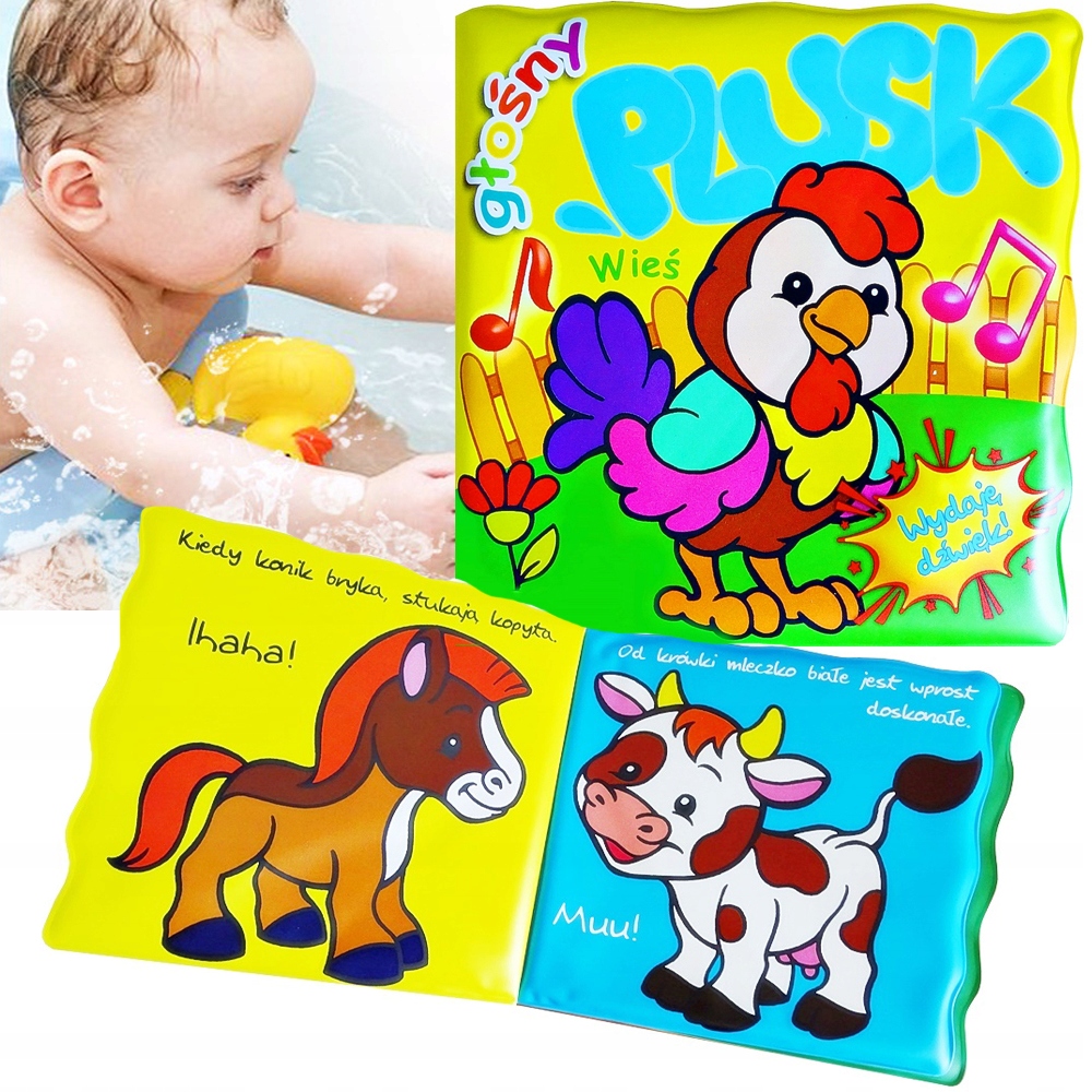 KSIĄŻECZKA DO KĄPIELI WIEŚ GŁOŚNY PLUSK
