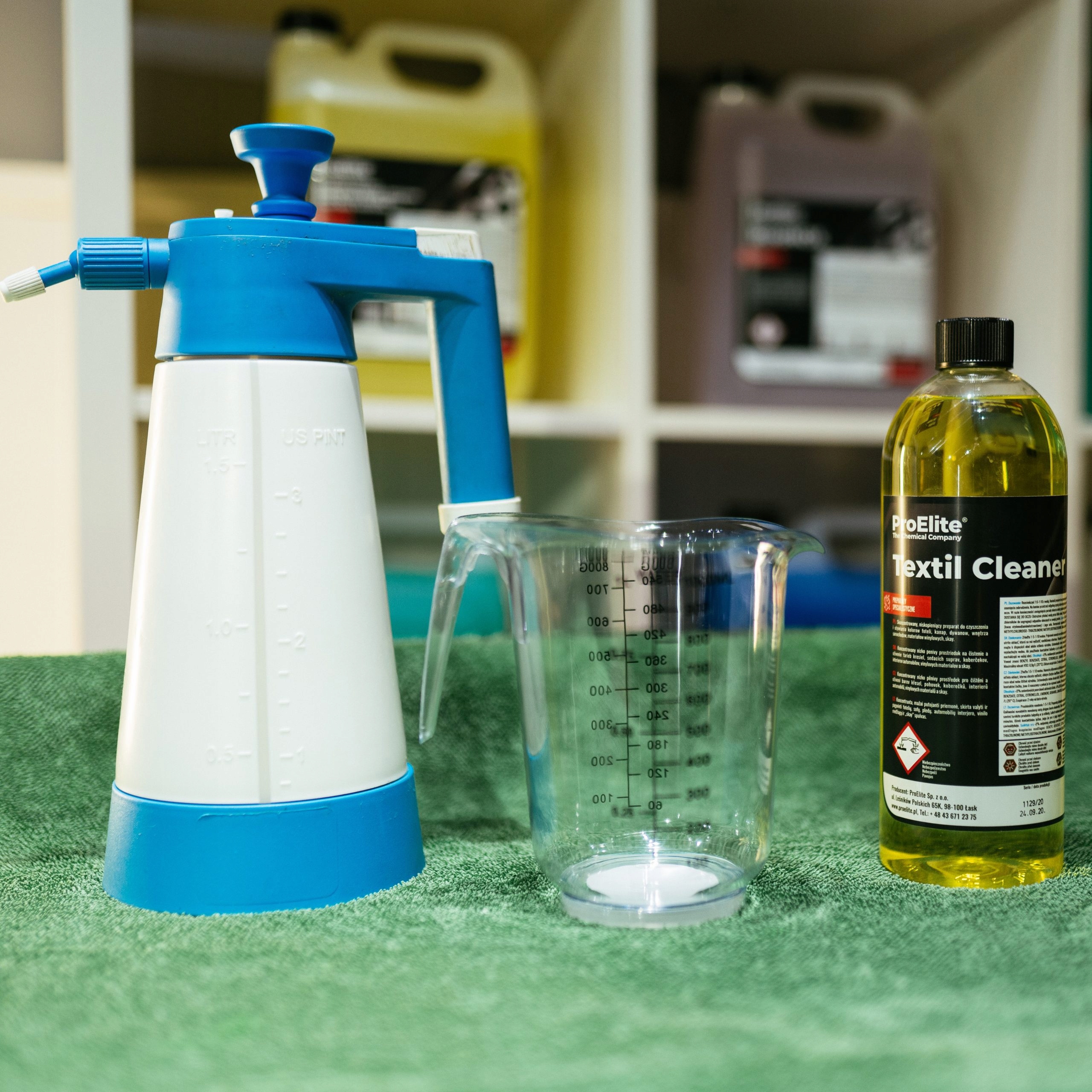 ProElite Textil Cleaner 5l pranie tapicerki dywanów textili do odkurzacza Rodzaj czyszczenie tekstyliów