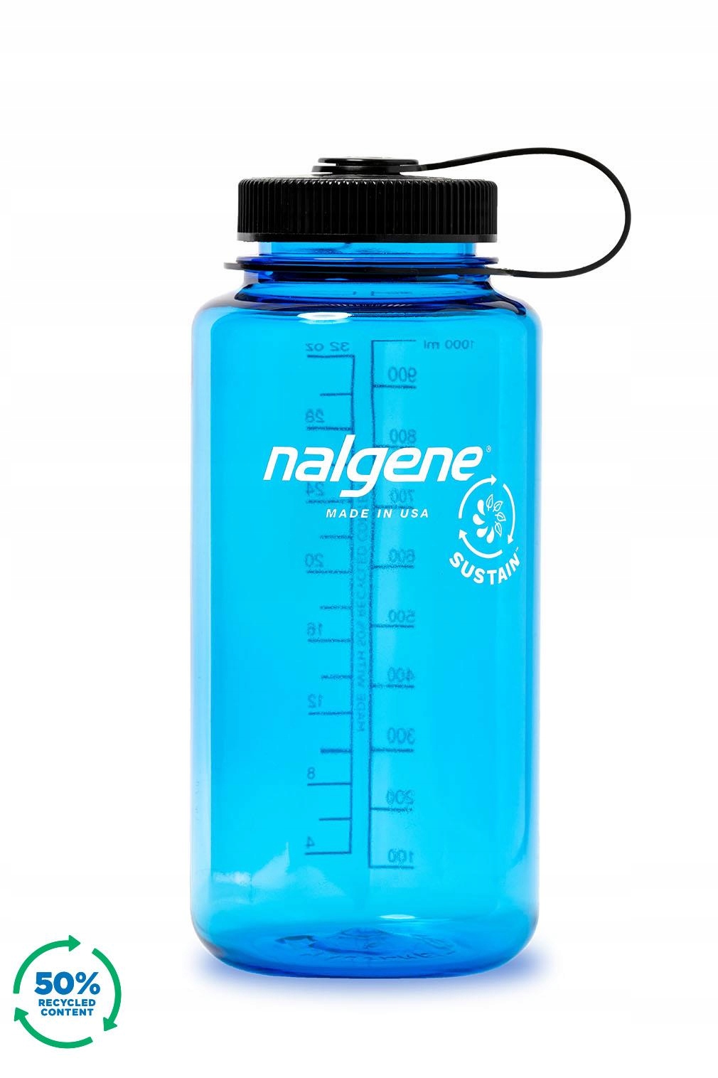Butelka Nalgene tritan 1L Wm Slate blue Sustain bidon na wodę made in Usa