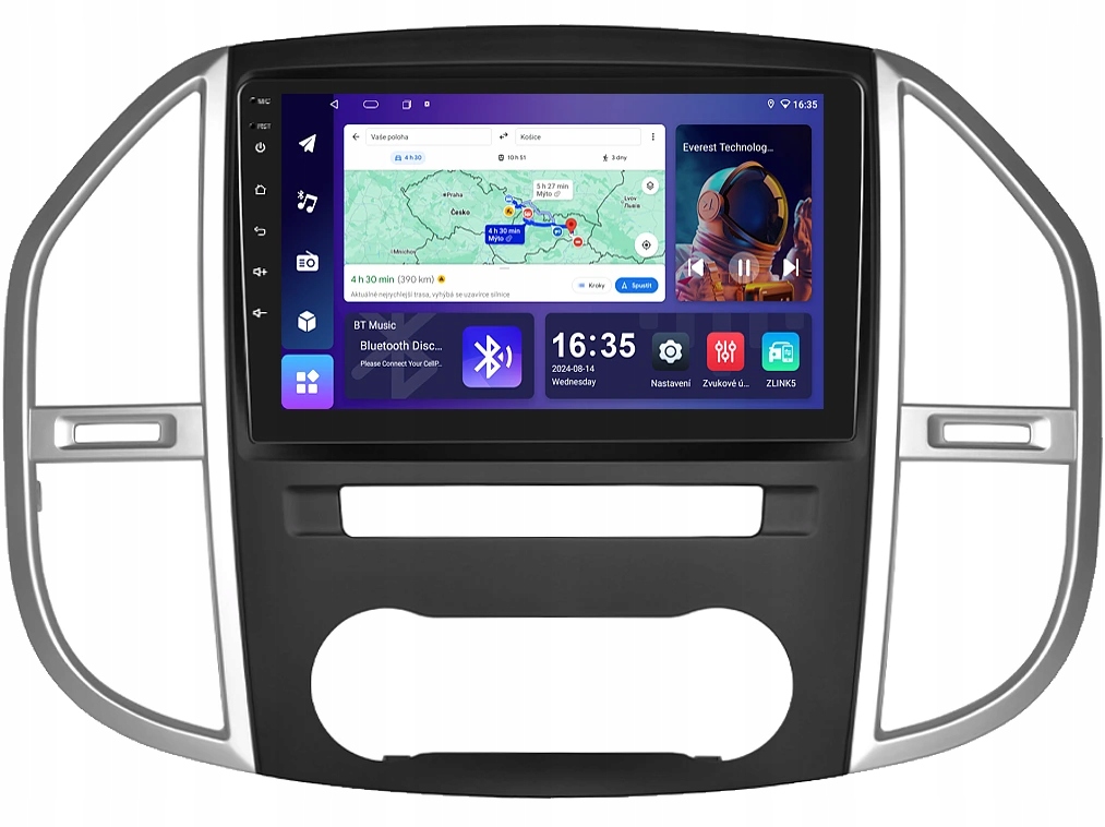 Isudar 2DIN autorádio T68B-IEV64 Android, Mercedes-Benz Vito III