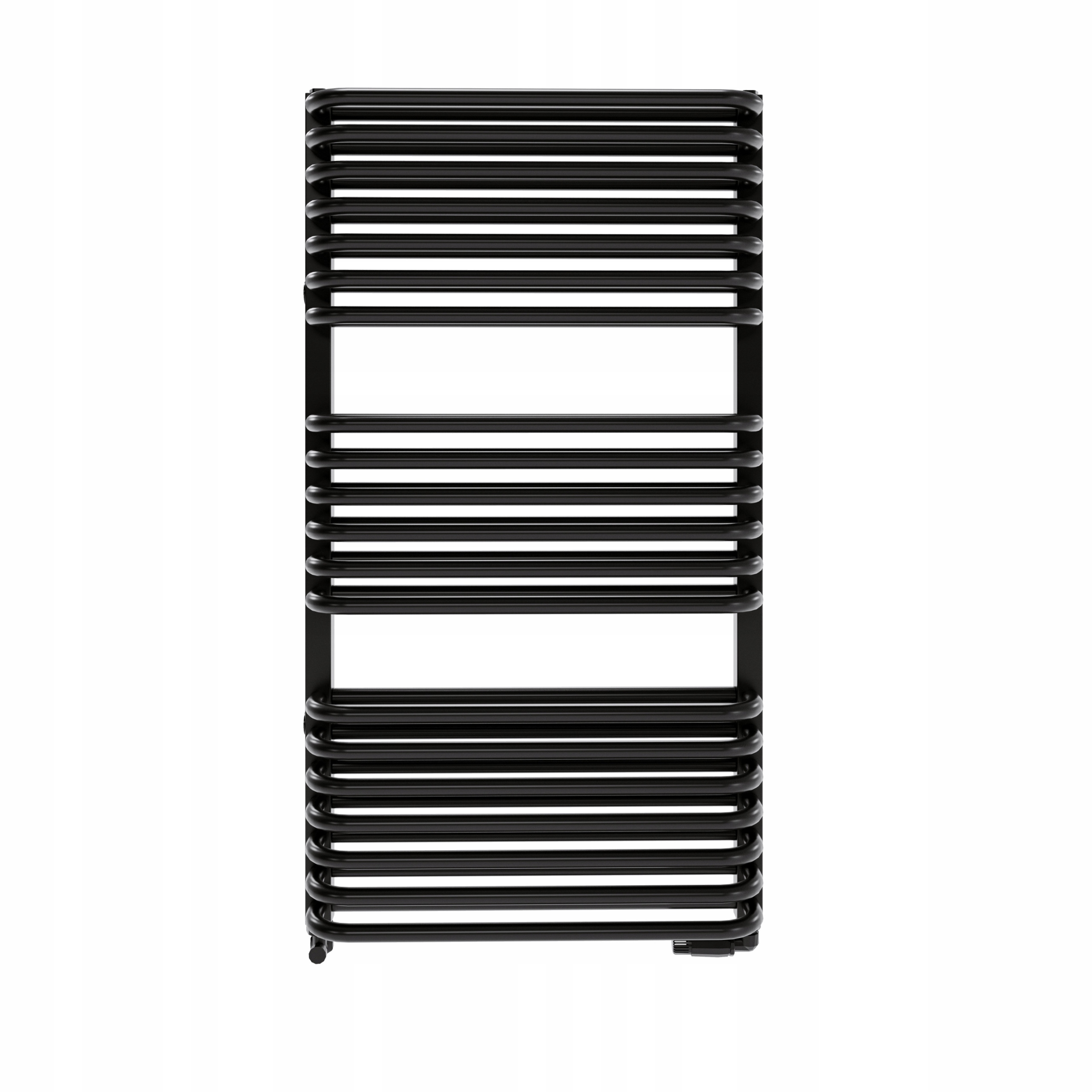 Koupelnový radiátor Luxrad Stark 96x53 cm černý mat Zbd, příkon 825 W