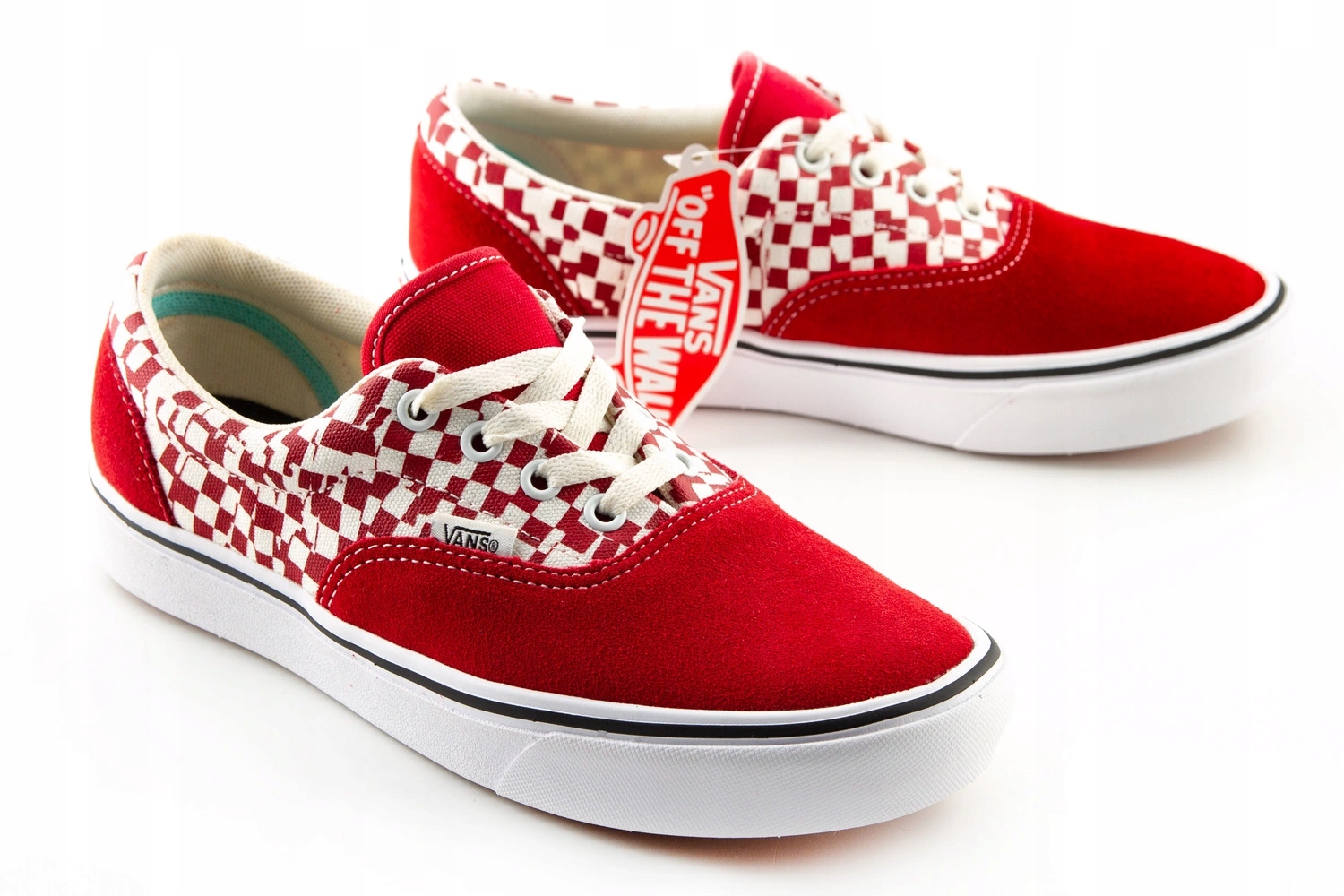 Dámské tenisky Vans Comfysush Era červené, lehké, pohodlné, velikost 39