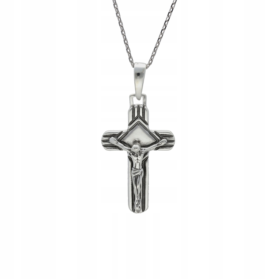 Stříbrný křížek s obrázkem