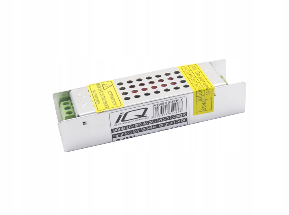 ZASILACZ / TRANSFORMATOR LED 12V DC 24W 2A MR16 G4