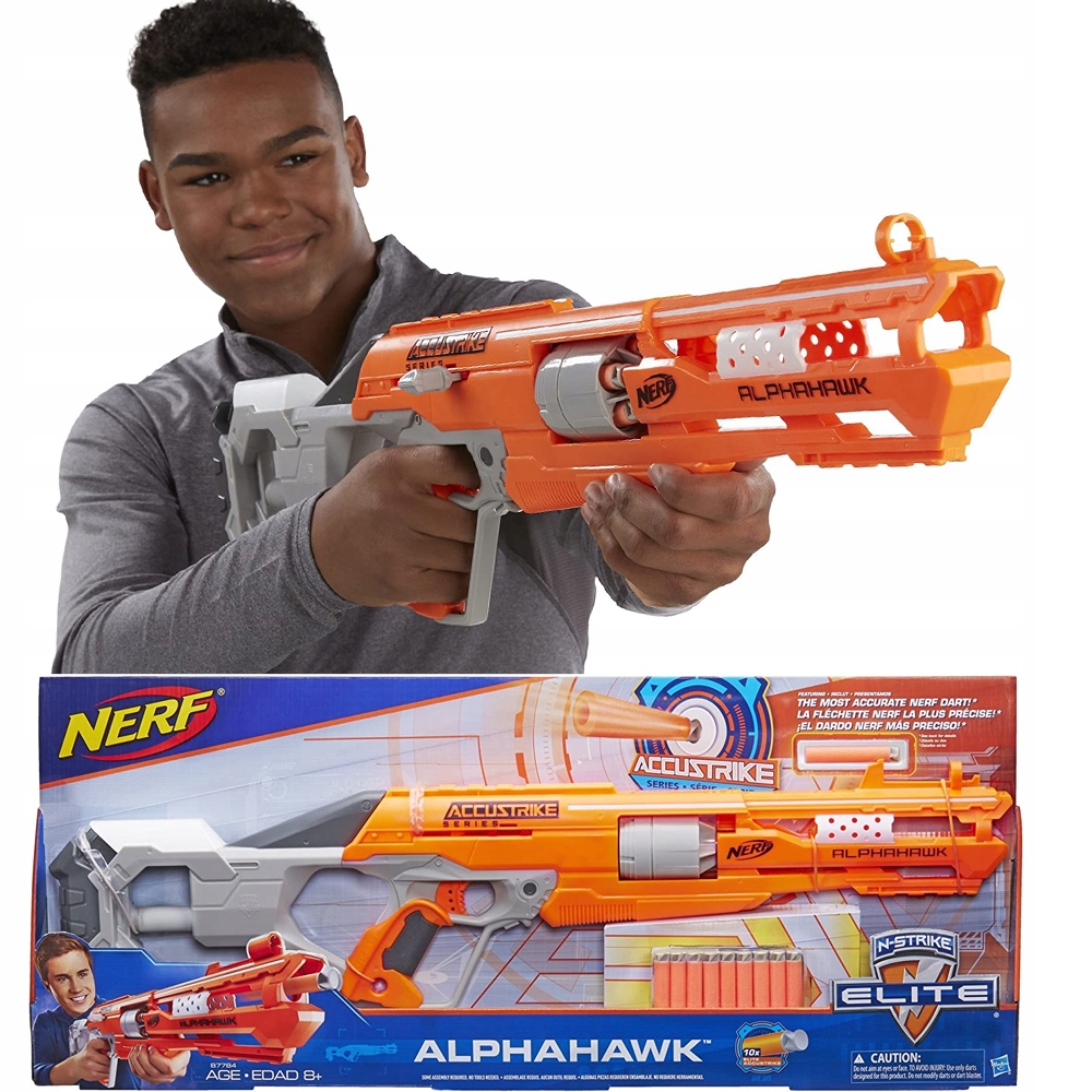 

Nerf Snajperka Elite Accustrike Alphahawk E8882