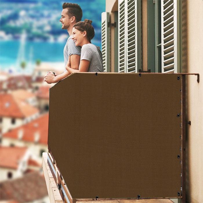 

Osłona Balkonowa Brązowa Balkon Mata Taras 0,9x6m