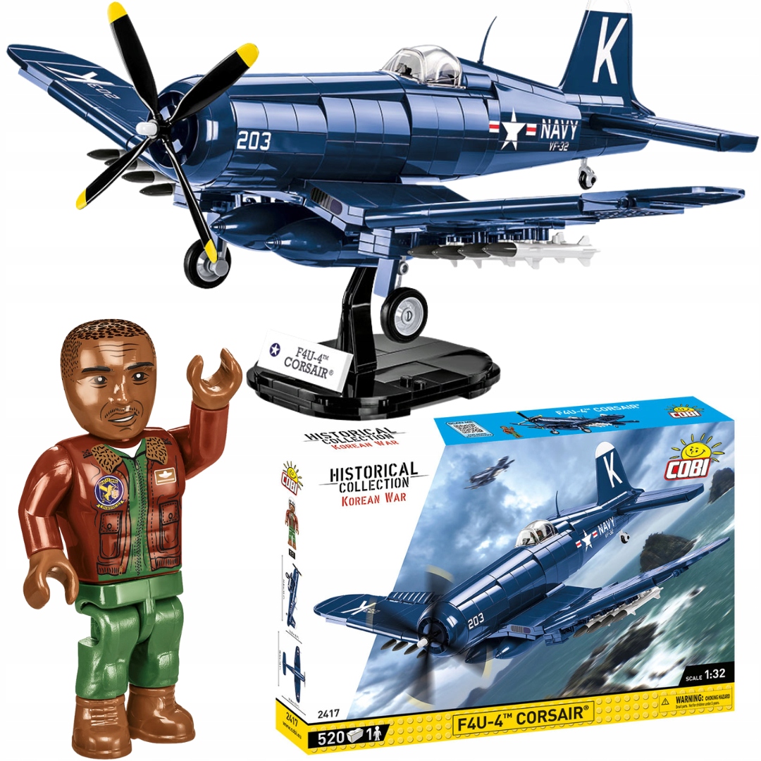 COBI 2417 SAMOLOT F4U-4 CORSAIR HC KLOCKI 520 EL.