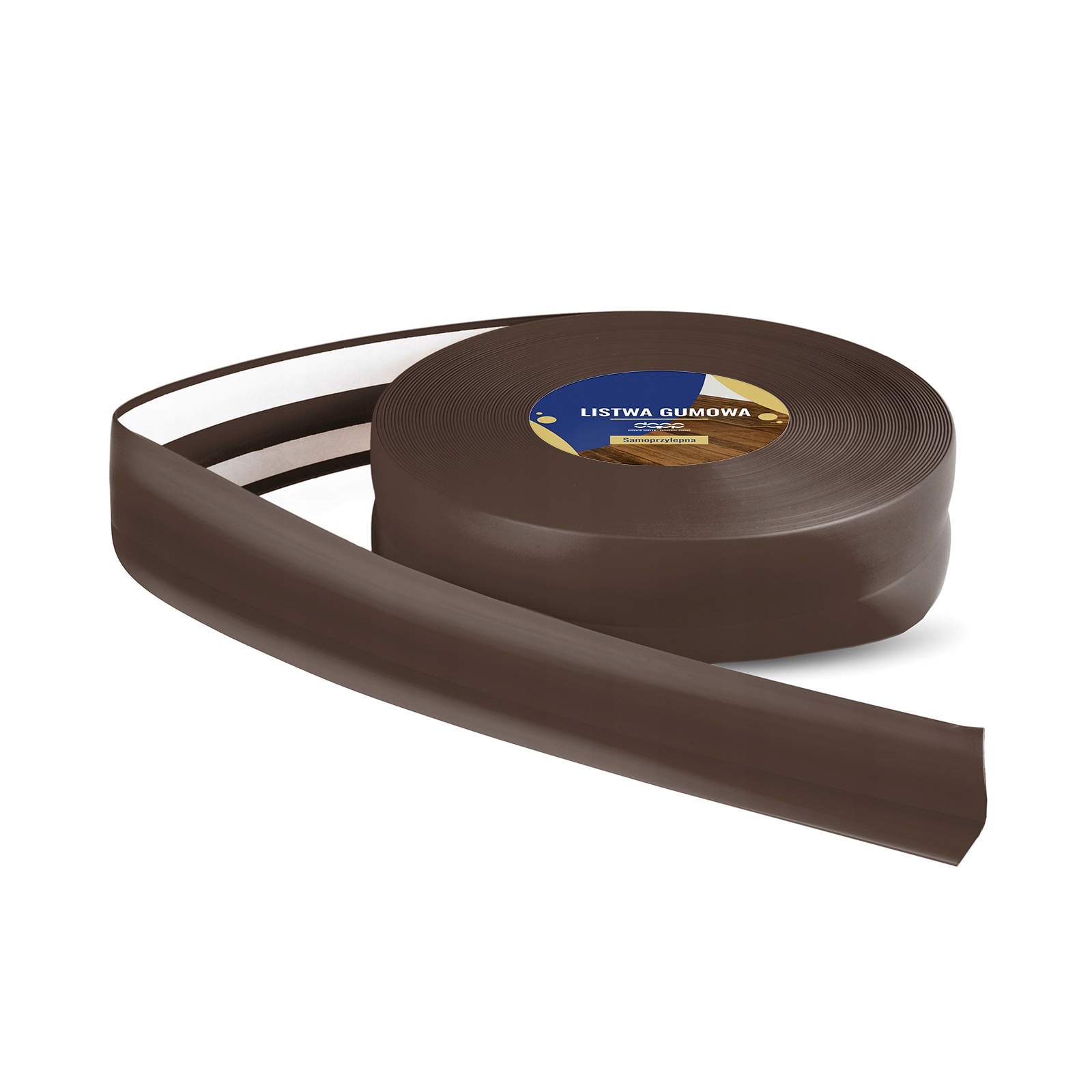 Podlahová lišta Samolepicí Páska Podlahová gumová 25 m Čokoláda