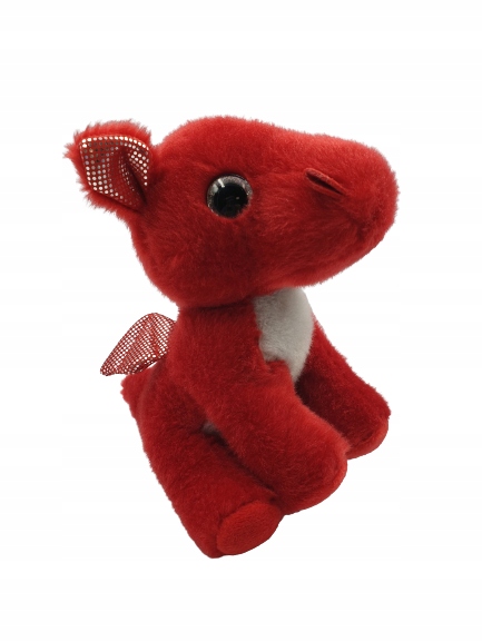 Pluszak Maskotka AURORA Smok CZERWONY