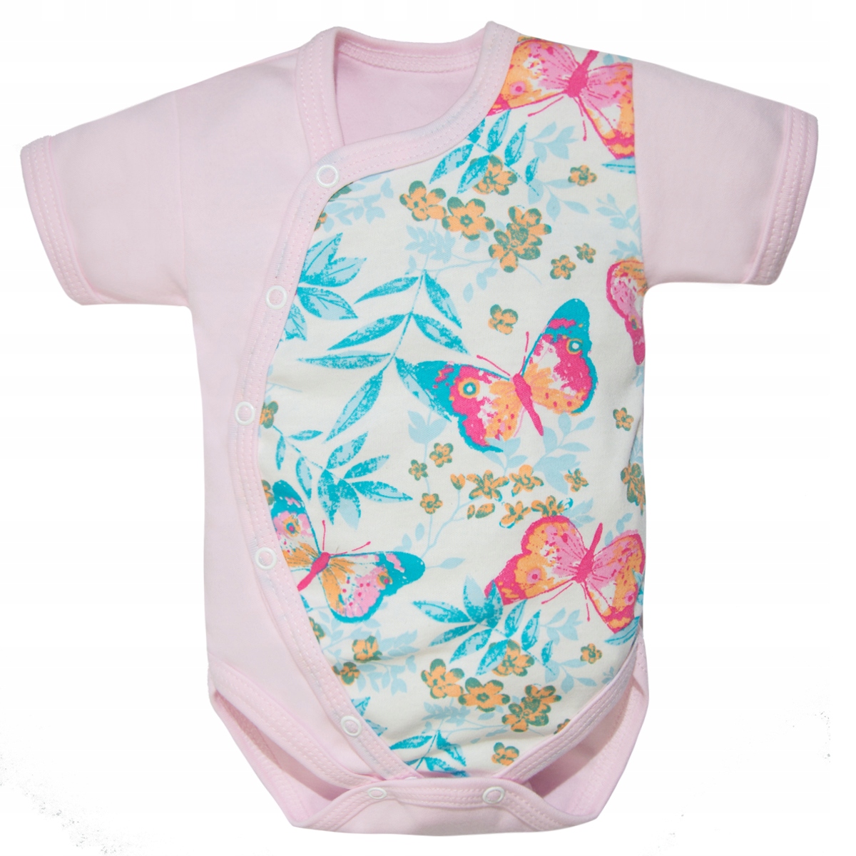 

Body dla dziewczynki Rozpinane Krótki Rękaw 56