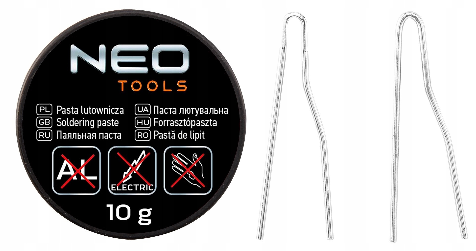 NEO Lutownica transformatorowa 100 W groty pasta Moc 100 W