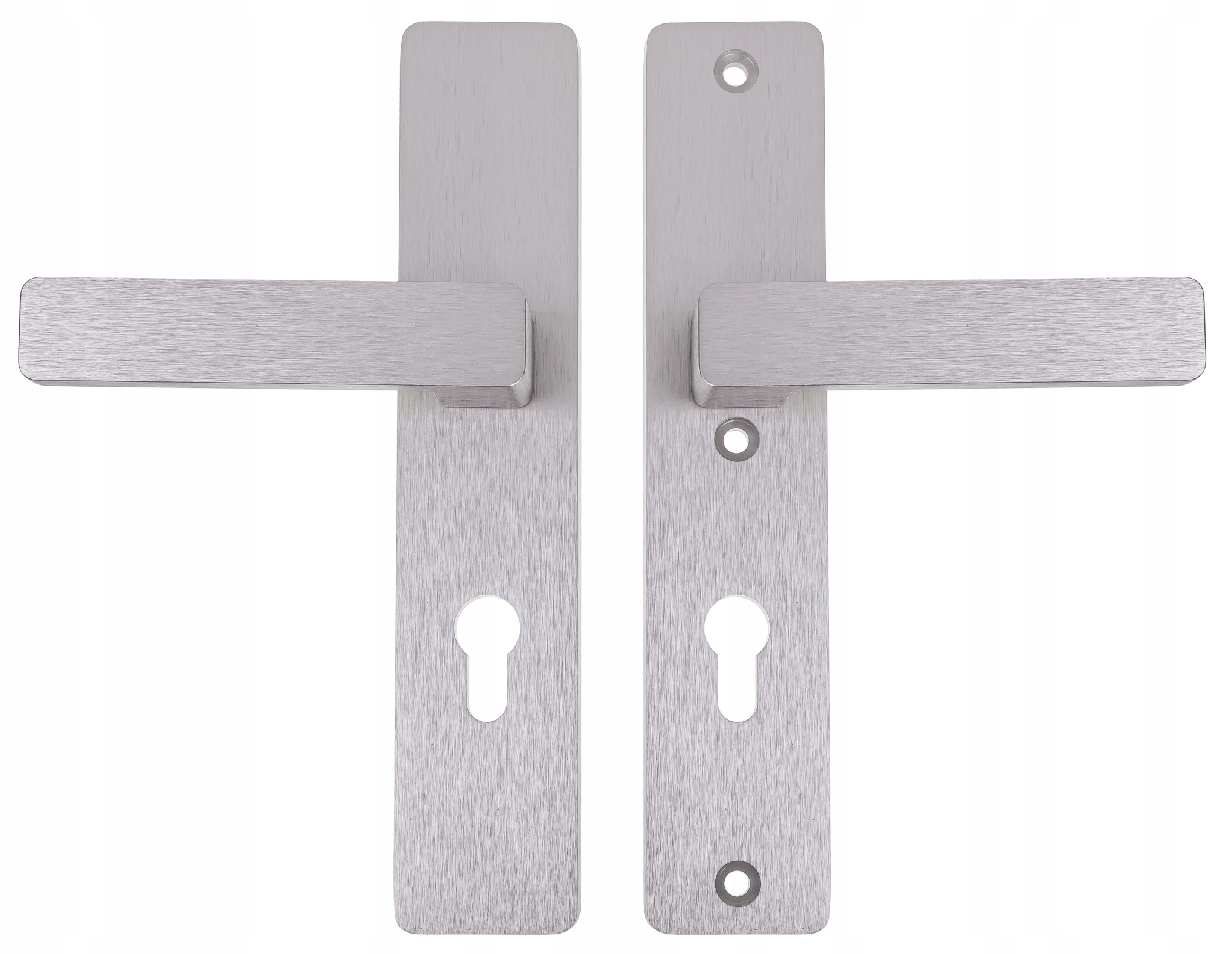 Medos Vonkajšia kľučka F6 Inox brúsená Warsaw rozteč 72 mm