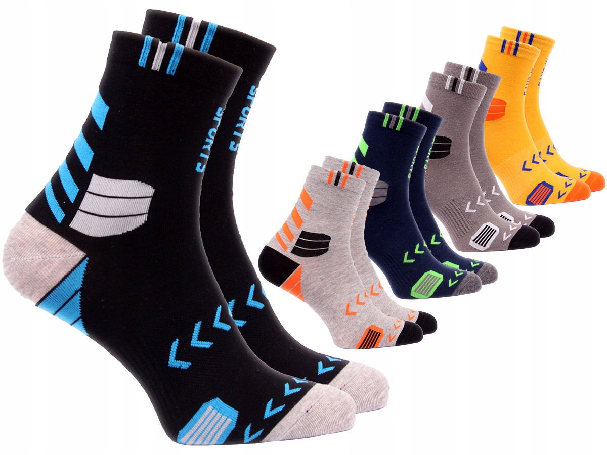 5x SKARPETY SPORTOWE - skarpetki bawełniane 42-46 Marka Pesail