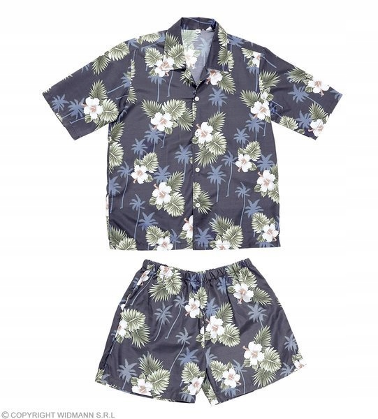 STRÓJ HAWAJSKI FACET Z TROPIKÓW TURYSTA ALOHA XL Rozmiar XL