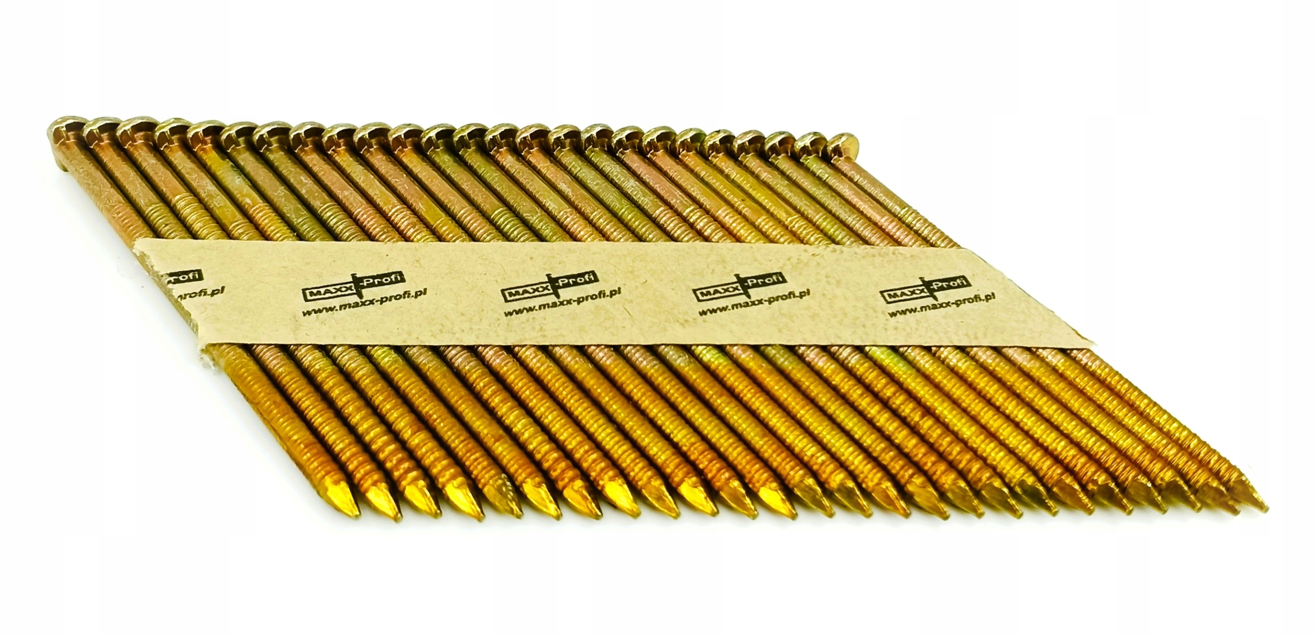 Gwoździe łączone papierem pierścieniowe 2,8x50 do gwoździarki 2000szt ocynk