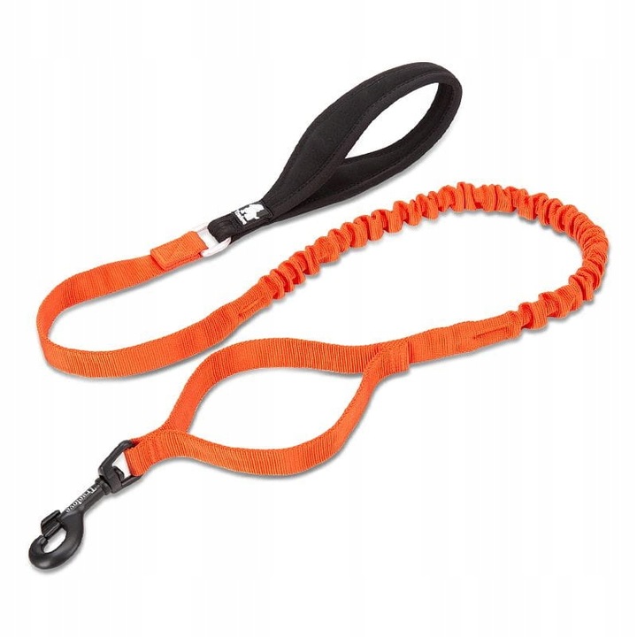 Levně Vodítko pro psa s tlumičem Adventure Truelove Oranžová M