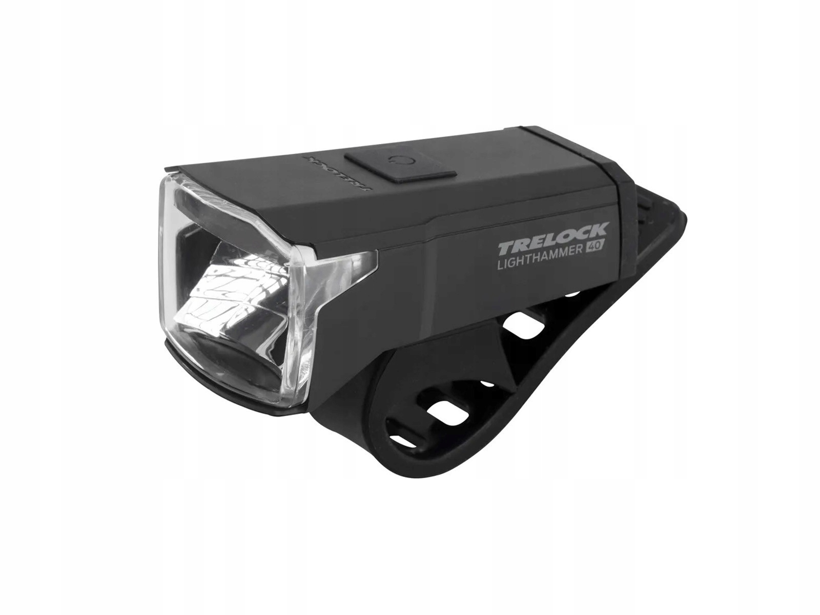 Přední cyklistická lampa Trelock Ls 440 Lighthammer Usb 10/40 lux černá