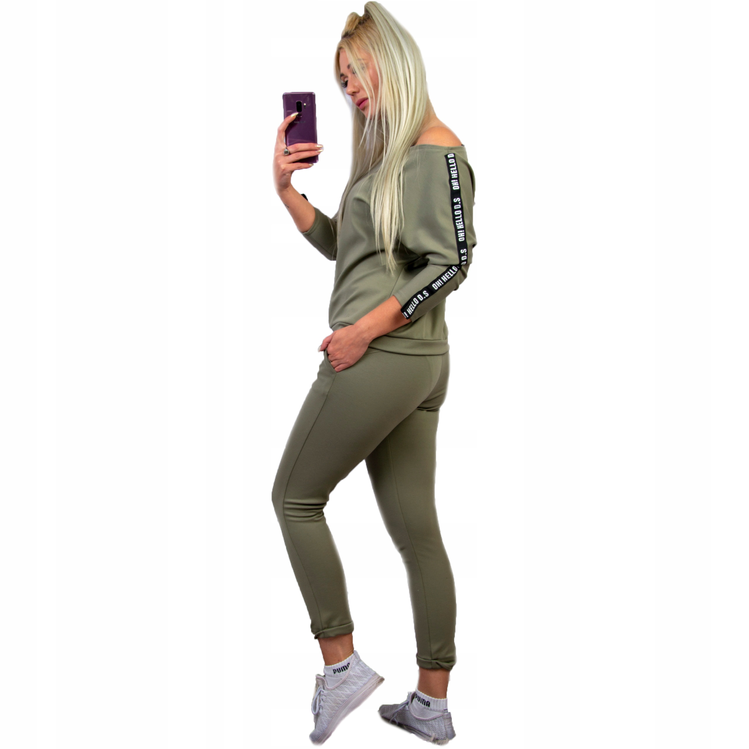 

Z201 Dres Z Lampasem Khaki r 38