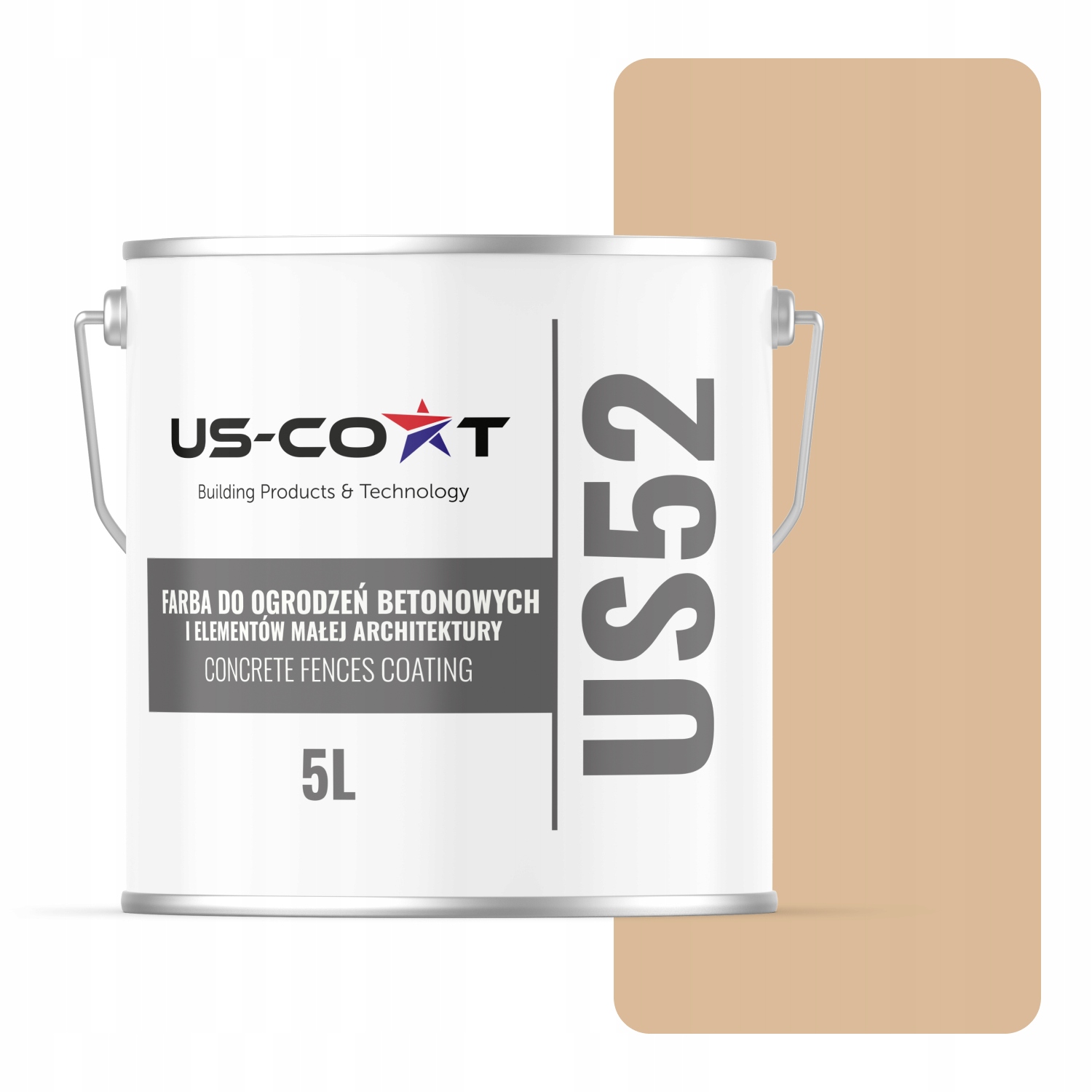 Farba Na Betón Na Maľovanie Plotov Betónová Farba Béžová F445 5L