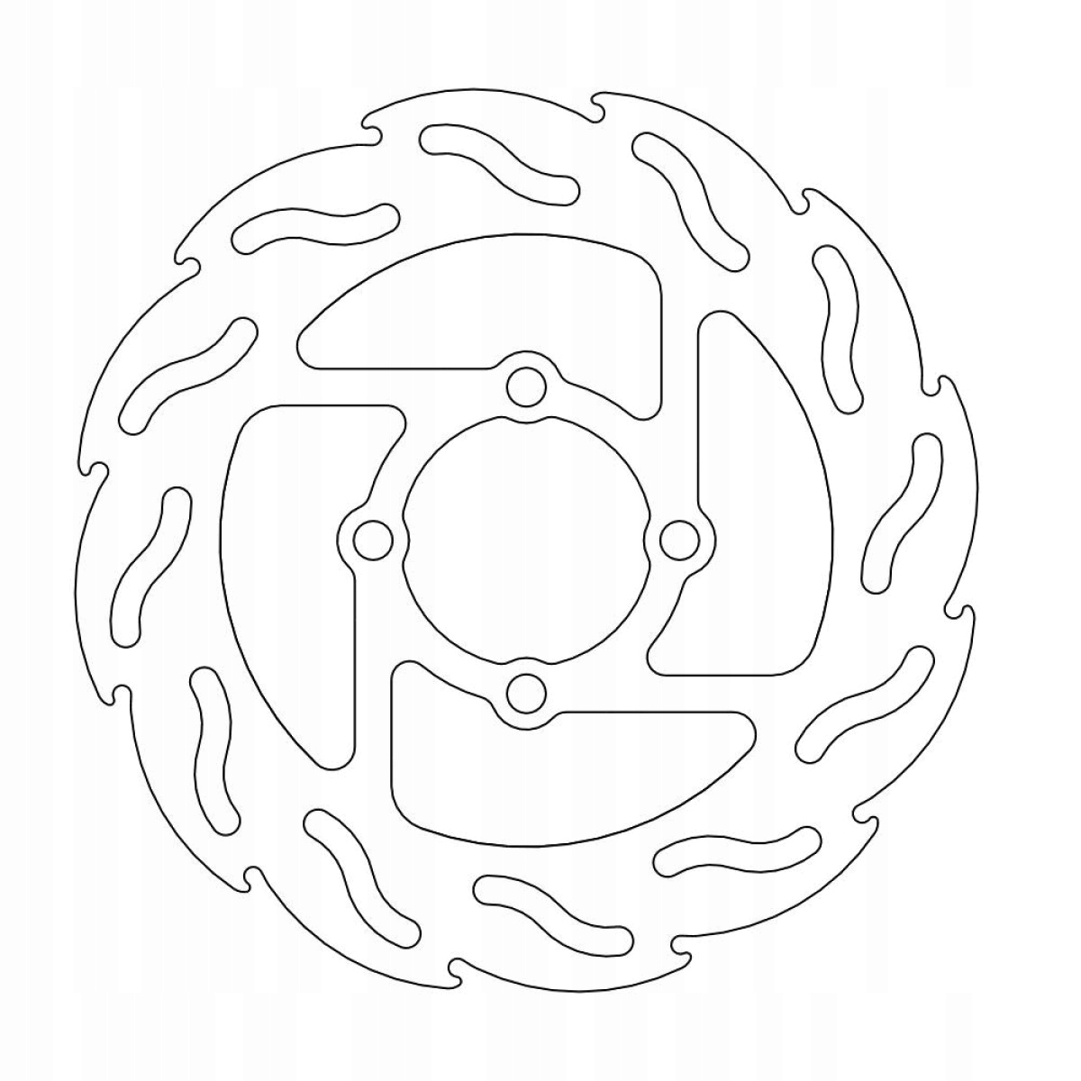 TARCZA HAMULCOWA ATV/UTV YAMAHA YFM/YFZ '04-13