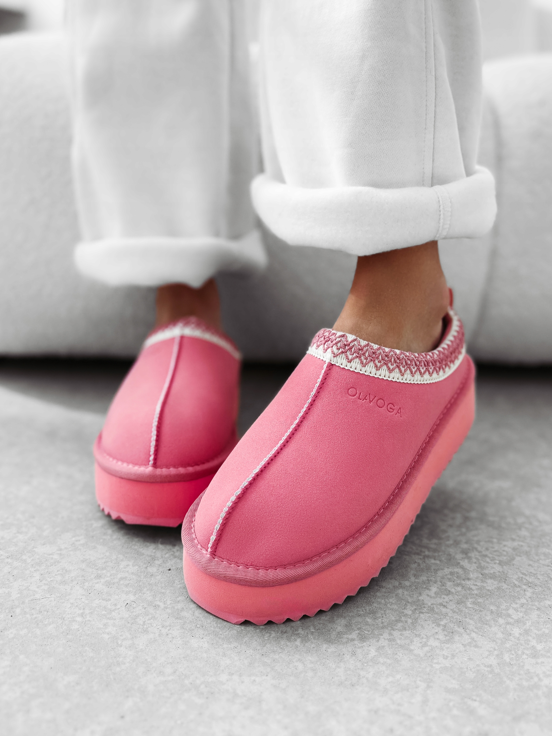 Dámské Nazouváky Cusie O La Voga růžové 38