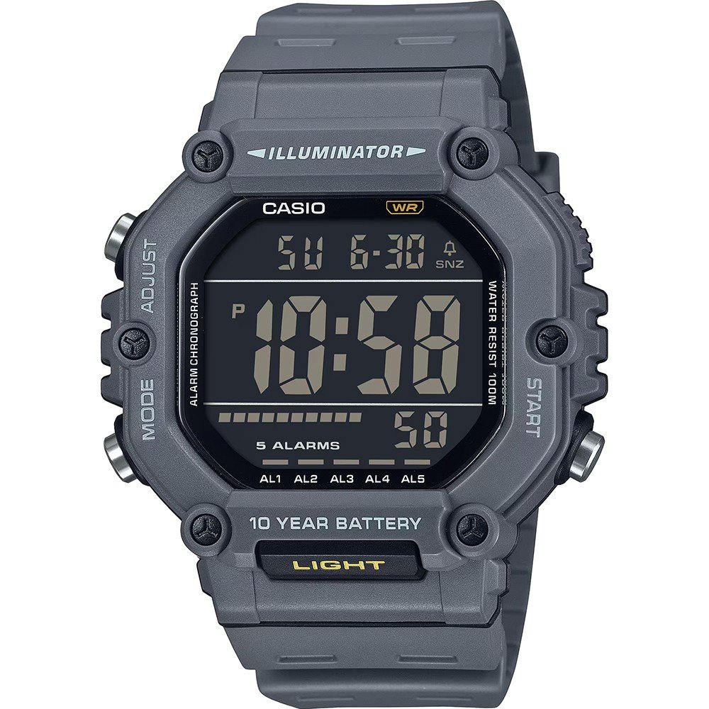 Pánské Hodinky Casio AE-1600H-8BVEF Sport, Vodotěsnost 100M Krabička