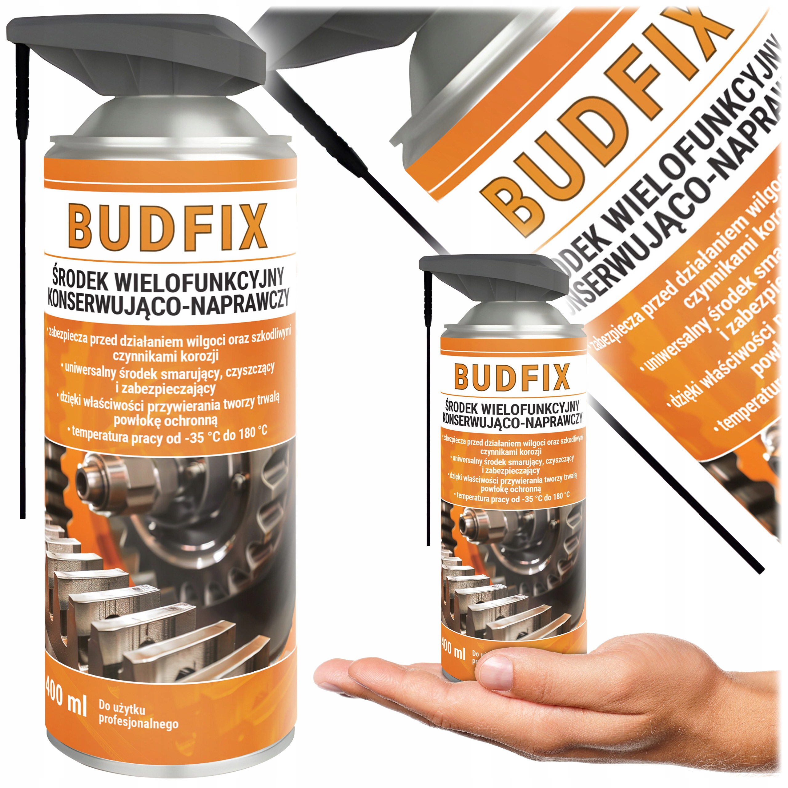 Odrdzewiacz Penetrator 5w1 Olej Do Śrub Smar Zamków Wypiera Wodę Spray 400