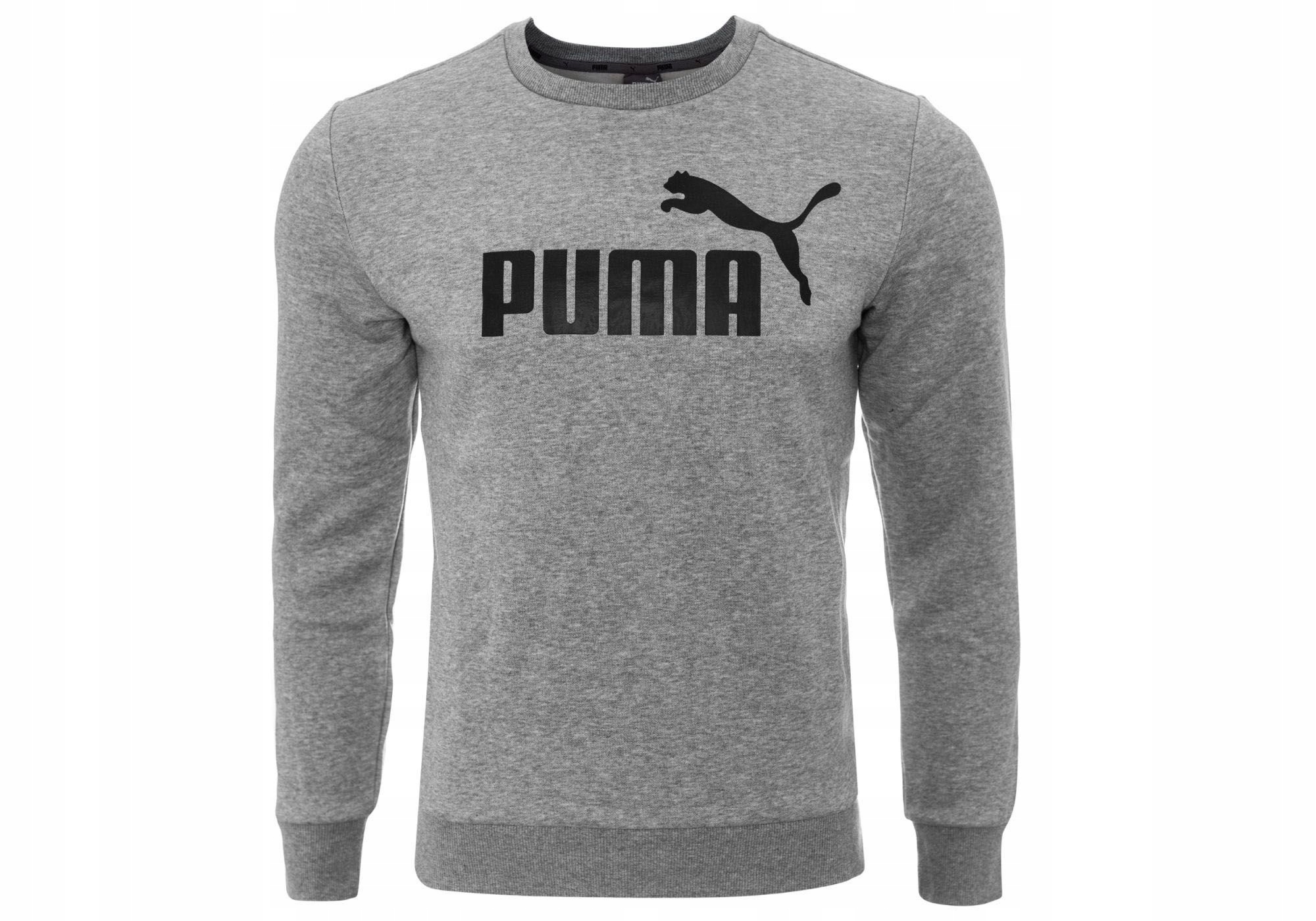 

Puma Bluza Męska Dresowa Ocieplana Ess Big Gray XL