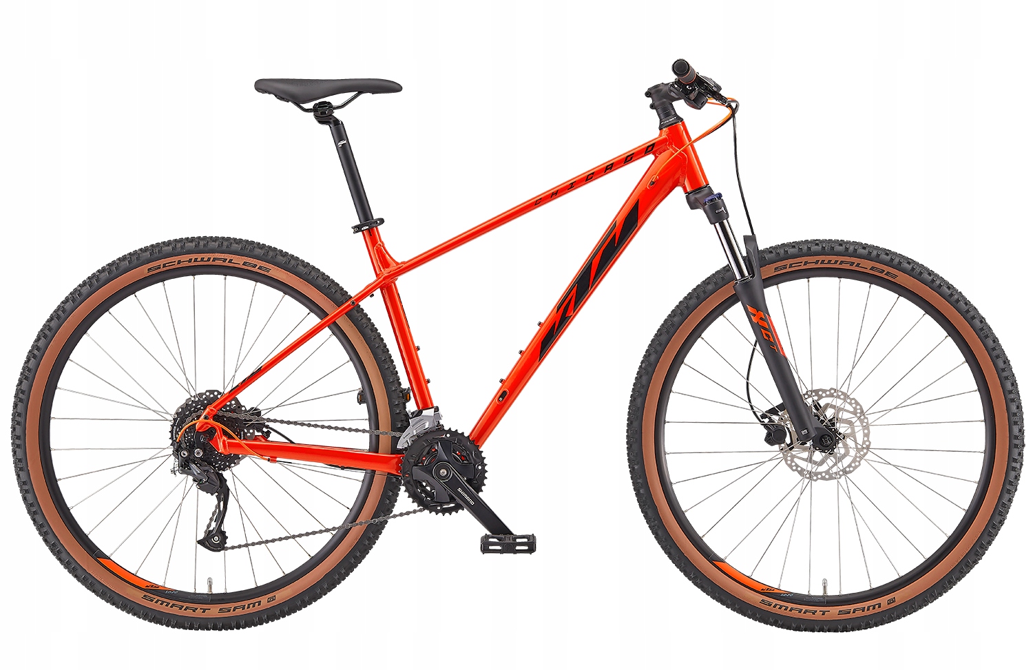 Rower Górski Mtb Ktm Chicago 291 L/48 pomarańczowo-czarny