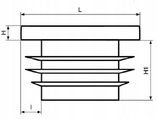 Zaślepka daszek słupek profil 80X80 10SZT CZARNE Kolor czarny