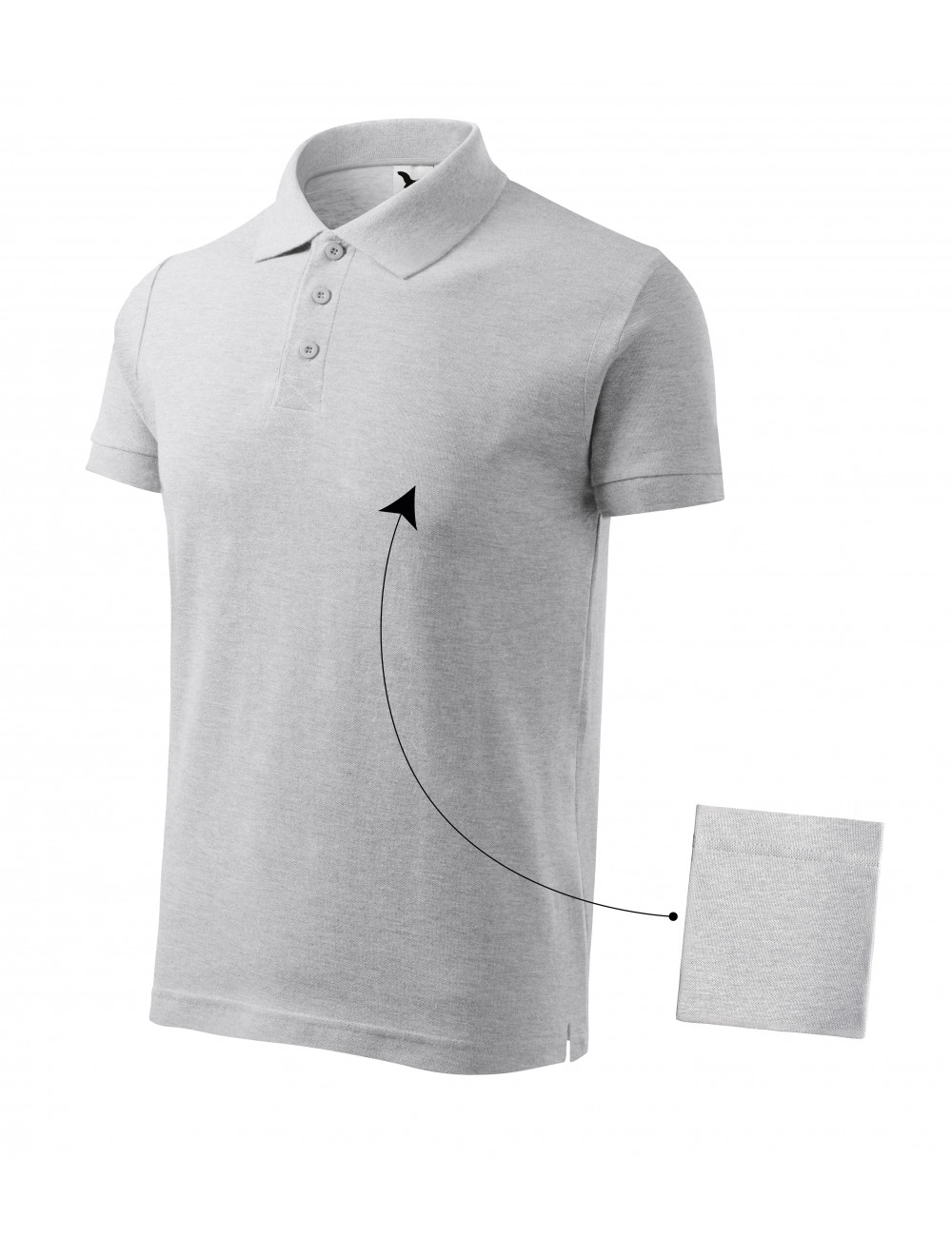 

Malfini polo męska Cotton 212 j.sz.mel2XL pod Haft