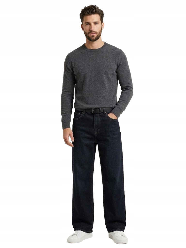 Massimo Dutti Pánské Džíny Jednoduché, Modré, Velikost 34